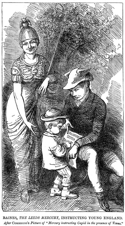 Baines, The Leeds Mercury, Instructing Young England, 1847 af Unbekannt