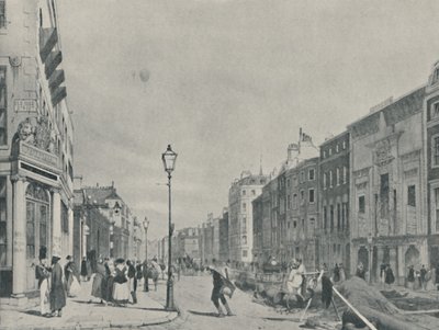 Balloner over Piccadilly, 1842, 1920 af Unbekannt
