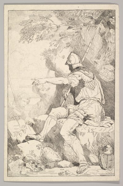 Banditti tager sin post, slutningen af det 18. århundrede. af Unbekannt