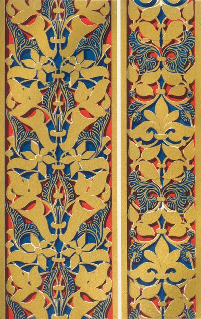 Bånd, side af buer, Court of the Lions, 1907. af Unbekannt