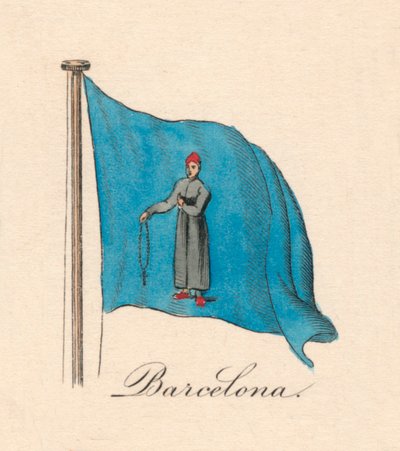 Barcelona, 1838 af Unbekannt