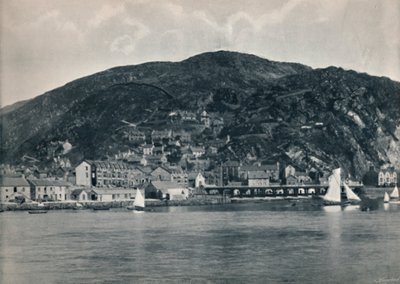 Barmouth - Udsigt fra Mawddach, Showing Heights, 1895 af Unbekannt