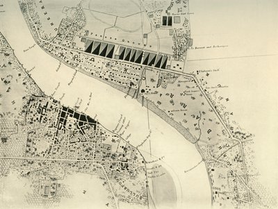 Barrackpore Park and Cantonment, 1841, 1925. af Unbekannt