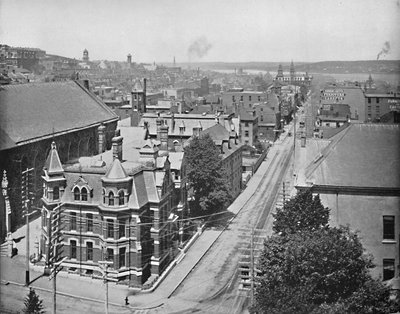 Barrington Street, Halifax, Nova Scotia, c1897. af Unbekannt