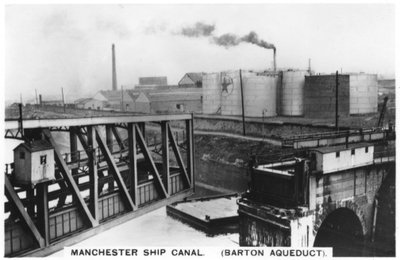 Barton akvædukt, Manchester skibskanal, 1936 af Unbekannt