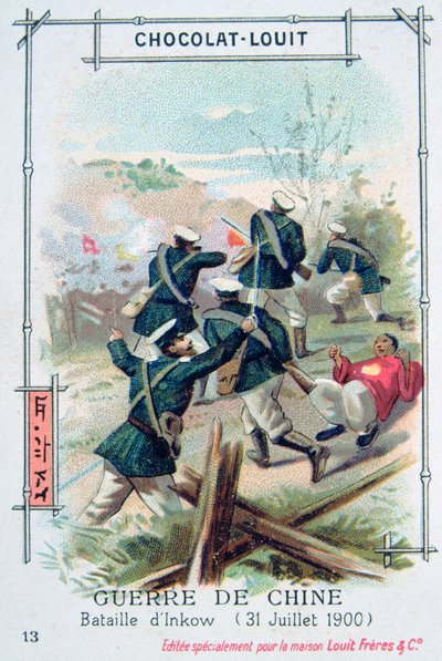 Slaget ved Inkow, Kina, Boxer Rebellion, 31. juli 1900 af Unbekannt