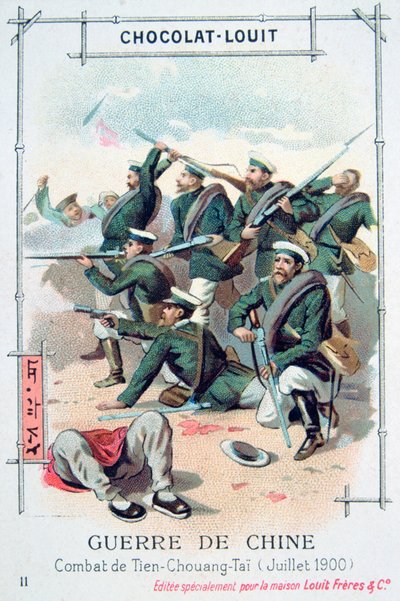 Slaget ved Tien-Chuang-Tai, Kina, Boxer Rebellion, juli 1900 af Unbekannt