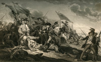 Slaget ved Bunker Hill, 1877. af Unbekannt