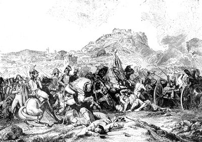 Slaget ved Castalla, Spanien, 21. juli 1812 1882-1884 af Unbekannt
