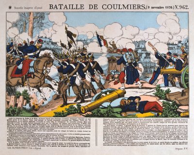 Slaget ved Coulmiers, fransk-preussisk krig, 9. november 1870 af Unbekannt