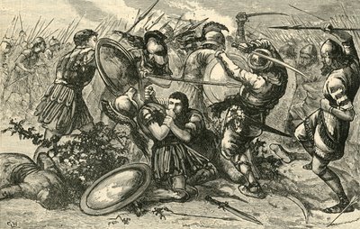 Slaget ved Cunaxa, 1890. af Unbekannt