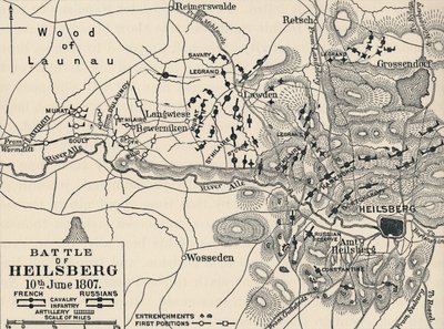 Slaget ved Heilsberg, 10. juni 1807, 1896 af Unbekannt