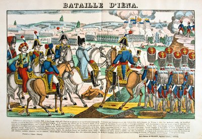 Slaget ved Jena, 14. oktober, 1806, c1835 af Unbekannt