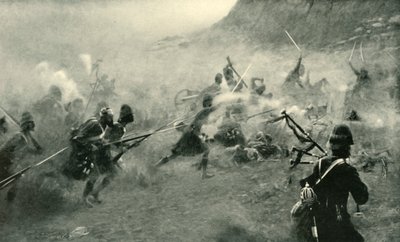 Slaget ved Kandahar - The 92nd Are To Take The Guns, 1901. af Unbekannt