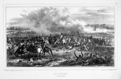 Slaget ved Lutzen, 2. maj 1813 af Unbekannt