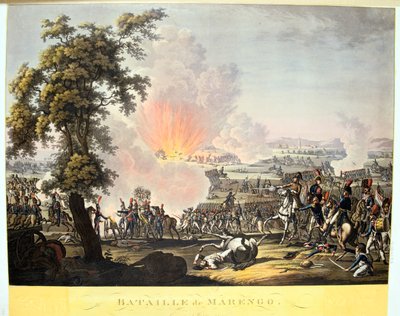 Slaget ved Marengo, 14. juni, 1800 af Unbekannt