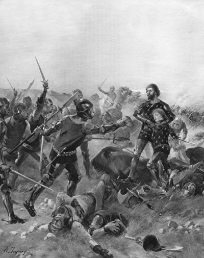 Slaget ved Poitiers, Frankrig, 1356 af Unbekannt