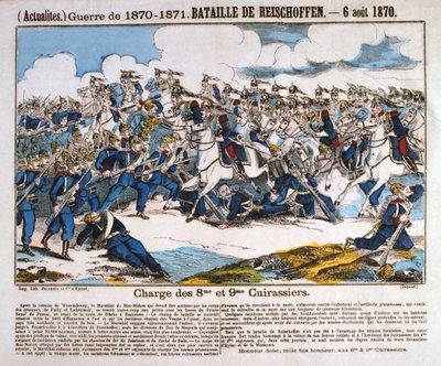 Slaget ved Reichshoffen, fransk-preussisk krig, 6. august 1870 af Unbekannt