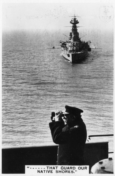 Battlecruiser HMS Hood under forårsøvelser, 1937 af Unbekannt