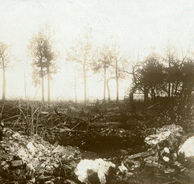 Battlefield, Roeselare, Flandern, Belgien, c1914-c1918 af Unbekannt