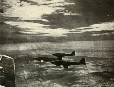 Slag, der vender tilbage fra et raid, 1939-1940, 1941. af Unbekannt