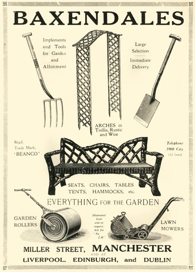 Baxendales, 1920. af Unbekannt