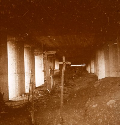 Bajonetgrav, Verdun, Nordfrankrig, c1916-c1918. af Unbekannt