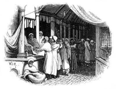 Basar i Konstantinopel, c1888 af Unbekannt