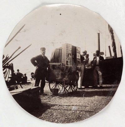 "Strandfotograf", vers 1890 af Unbekannt