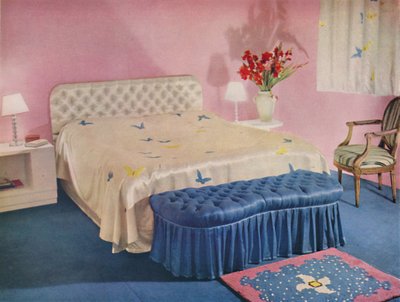 Soveværelse designet af Green and Abbott, Ltd., 1939 af Unbekannt