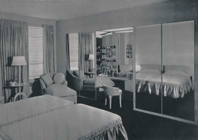 Soveværelse designet af James F. Eppenstein, Chicago, 1942 af Unbekannt