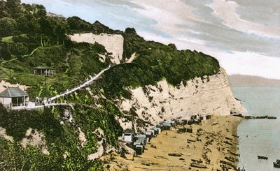 Beer Beach, Devon, begyndelsen af det 20. århundrede af Unbekannt