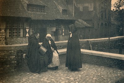 Bag Gruuthuse. Typer af Brugge, c1910 af Unbekannt