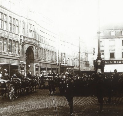 Belgiske tropper, Aachen, Tyskland, c1914-c1918 af Unbekannt
