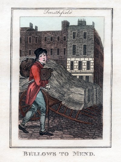 Bælge til Mend, Smithfield, London, 1805 af Unbekannt