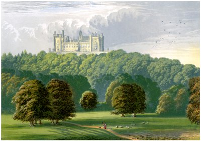 Belvoir Castle, Leicestershire, hjemsted for hertugen af Rutland, c1880 af Unbekannt
