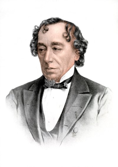 Benjamin Disraeli, engelsk statsmand og litterær figur fra det 19. århundrede, 1905 af Unbekannt