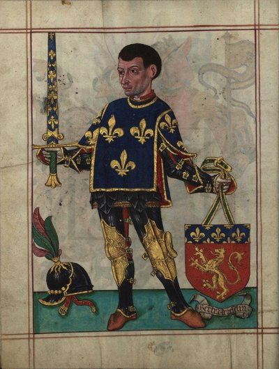 Bertrand du Guesclin Fra Livro do Ameiro-Mor, 1509 af Unbekannt