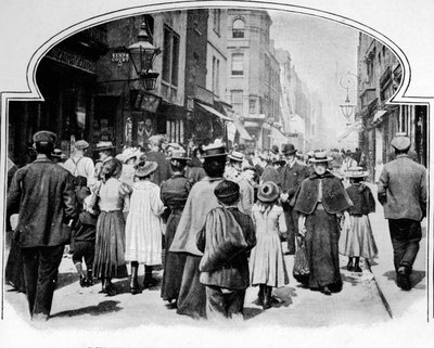 Berwick Street en søndag morgen, c1901 1901 af Unbekannt