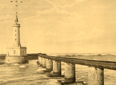 Biarritz - The Barre of the Adour ved Bayonne, c1930. af Unbekannt
