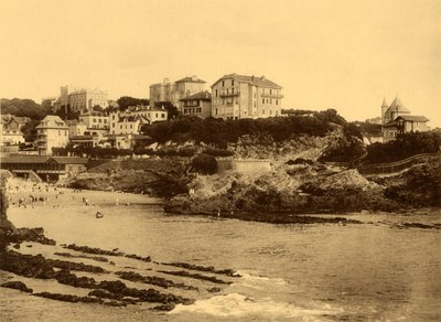 Biarritz - Den gamle havn, c1930. af Unbekannt