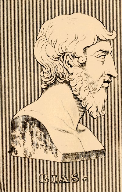 Bias, død 530 f.Kr., 1830. af Unbekannt