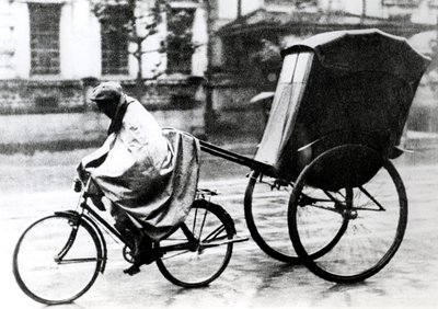 Cykeltaxi, tysk-besatte Paris, 1940-1944 af Unbekannt