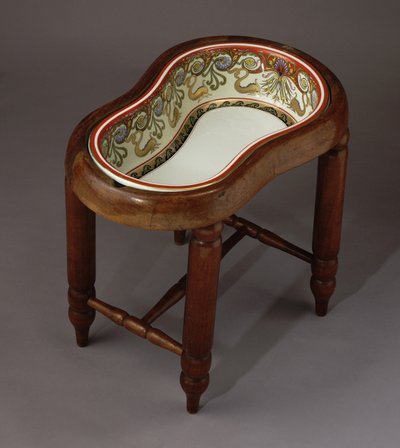 Bidet af Elisabeth af Bayern Carl Knoll Porcelænsfabrik, Carlsbad, 1887-1890 af Unbekannt