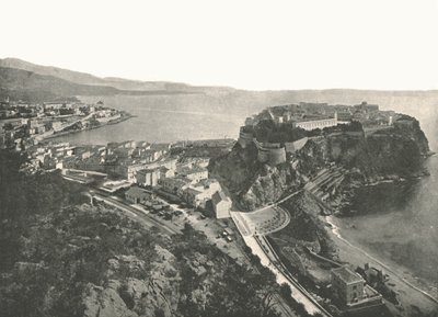 Fugleperspektiv, Monte Carlo, Monaco, 1895. af Unbekannt