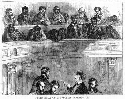Sorte senatorer i Kongressen - Washington, 1868 af Unbekannt
