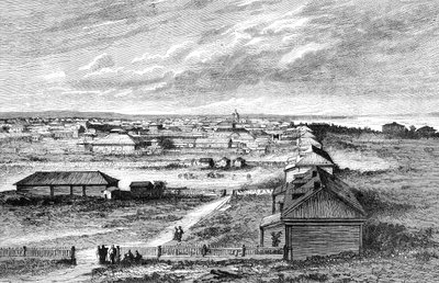 Blagoveshchensk, Sibirien, Rusland, 1895 af Unbekannt