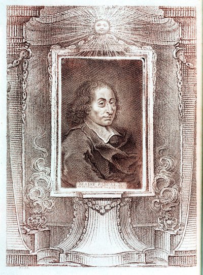 Blaise Pascal, fransk matematiker, fysiker og filosof, c 1650 af Unbekannt