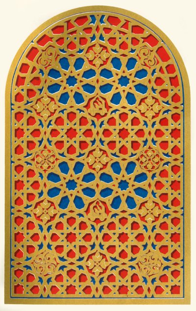 Blankt vindue, Hall of the Bark, 1907. af Unbekannt