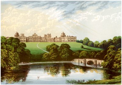 Blenheim Palace, Oxfordshire, hjemsted for hertugen af Marlborough, c1880 af Unbekannt